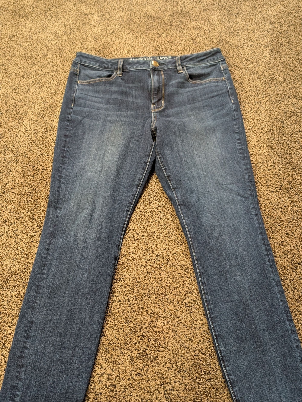 American Eagle Outfitters Skinny Jeans - Dark Blue Wash
